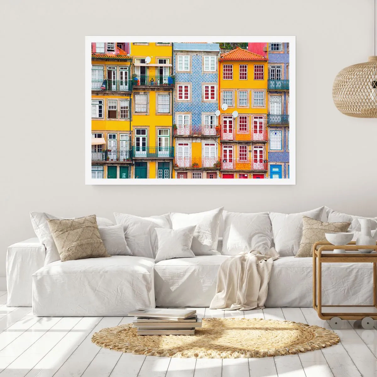 Poster - Farben der Altstadt - 91x61 cm