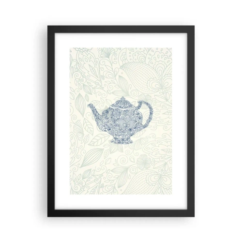 Poster in einem schwarzem Rahmen - Tee-Charm - 30x40 cm