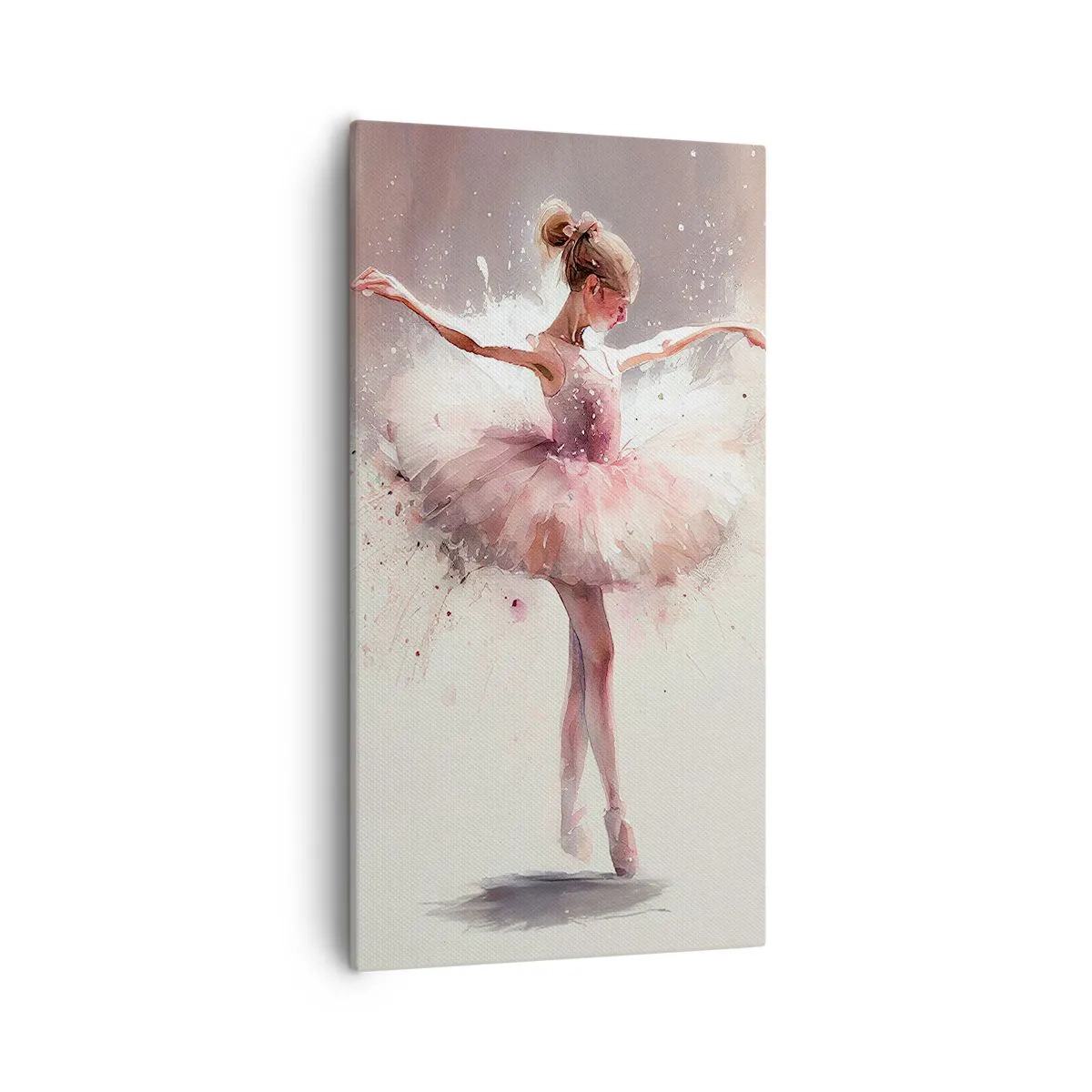 Bild auf Leinwand - Leinwandbild - Wie ein junger Vogel - 55x100 cm