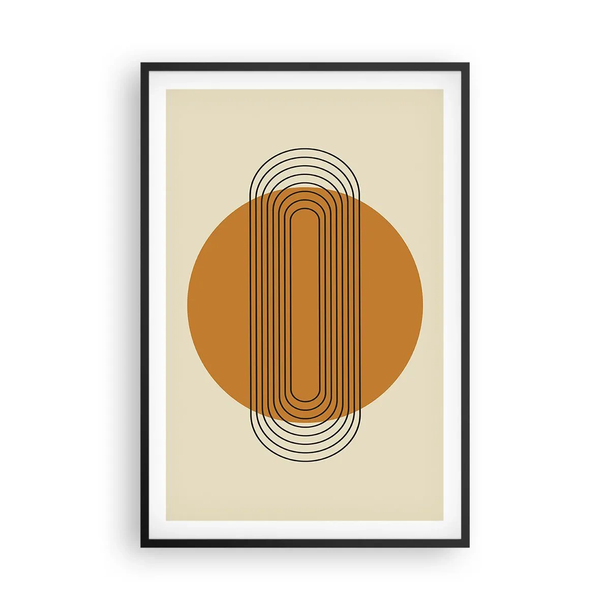 Poster in einem schwarzem Rahmen - Perfekter Plan - 61x91 cm