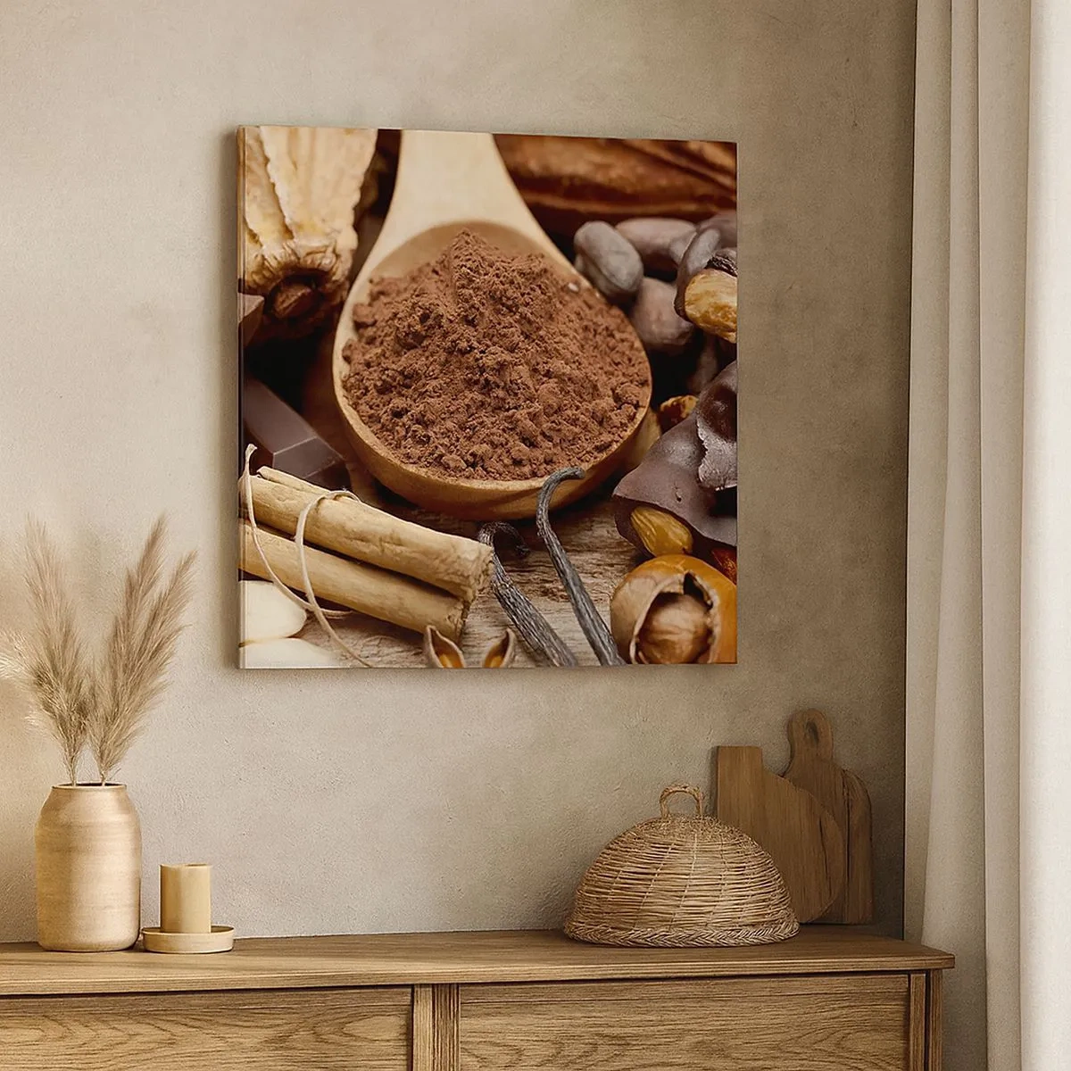 Bild auf Leinwand - Leinwandbild - Die Beste gegen Sorgen - 30x30 cm