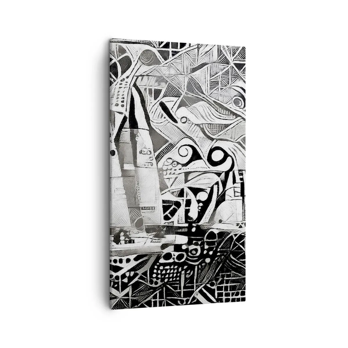 Bild auf Leinwand - Leinwandbild - Zwischen den Wellen - 45x80 cm