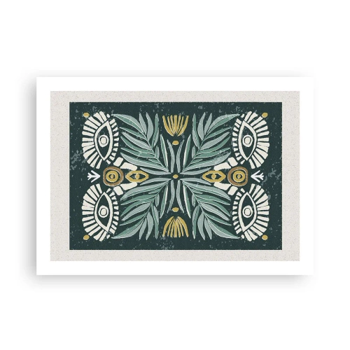 Poster - Wie ein Volksausschnitt - 70x50 cm