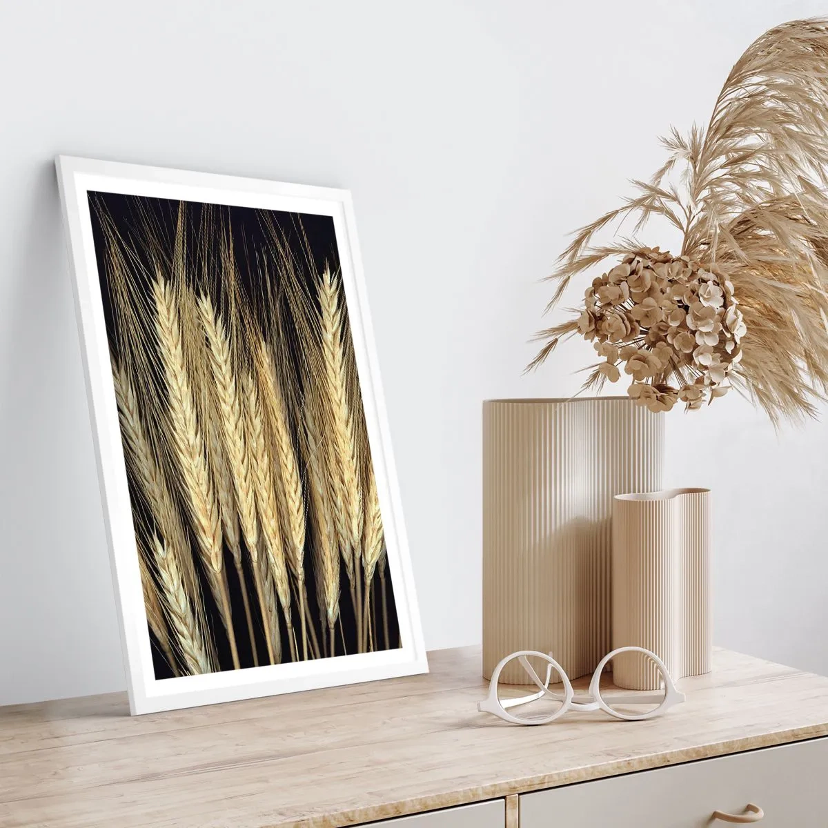 Poster in einem weißen Rahmen - Rustikale Magie - 70x100 cm