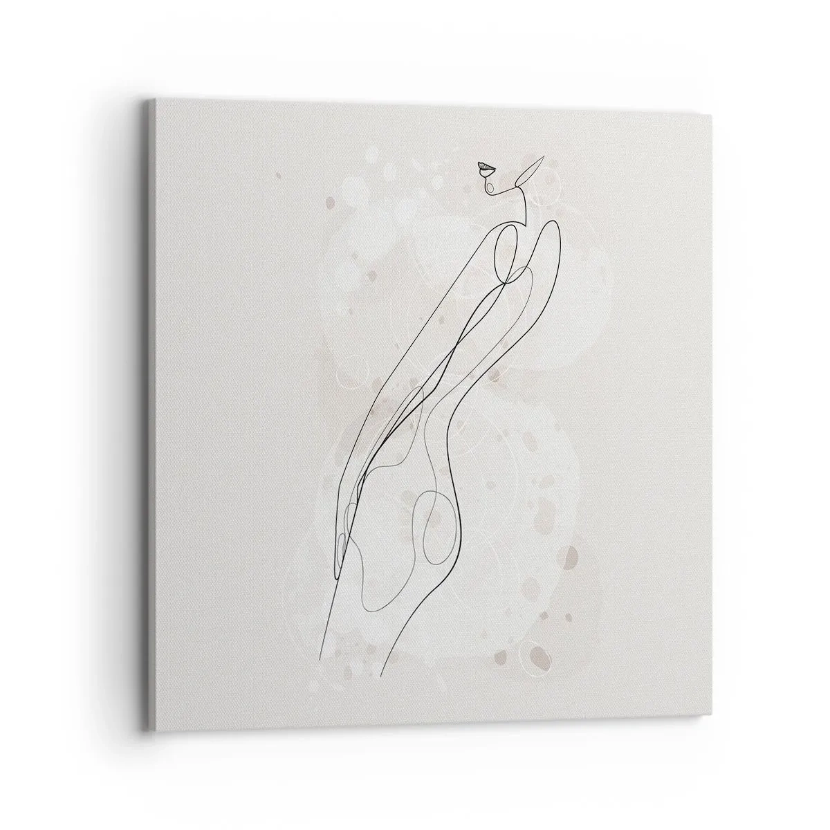 Bild auf Leinwand - Leinwandbild - Der Blick schweift - 70x70 cm