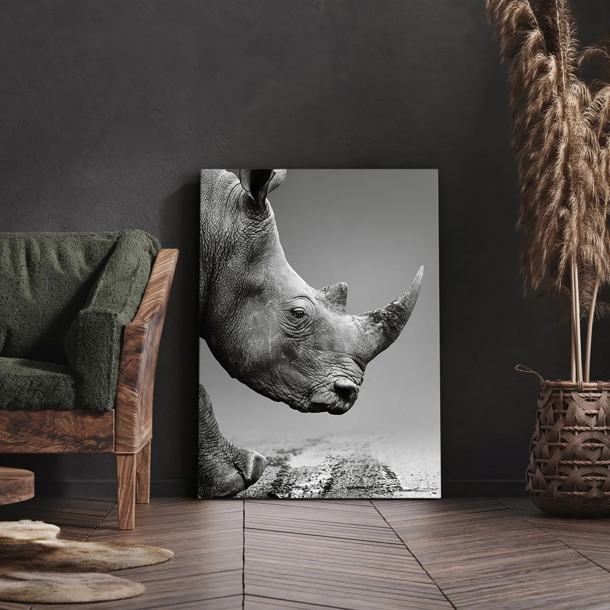Bild auf Leinwand - Leinwandbild - Unaufhaltsame Stärke - 55x100 cm