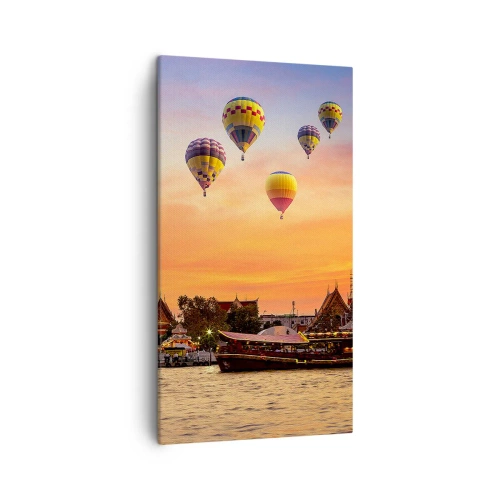 Bild auf Leinwand - Leinwandbild - Hier werden Märchen geboren - 45x80 cm