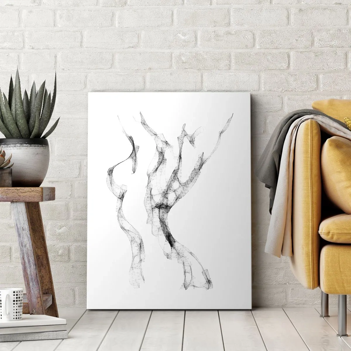 Bild auf Leinwand - Leinwandbild - Schön und stark - 45x80 cm