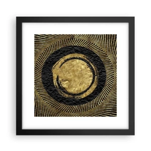 Poster in einem schwarzem Rahmen - Glamour-Komposition - 30x30 cm