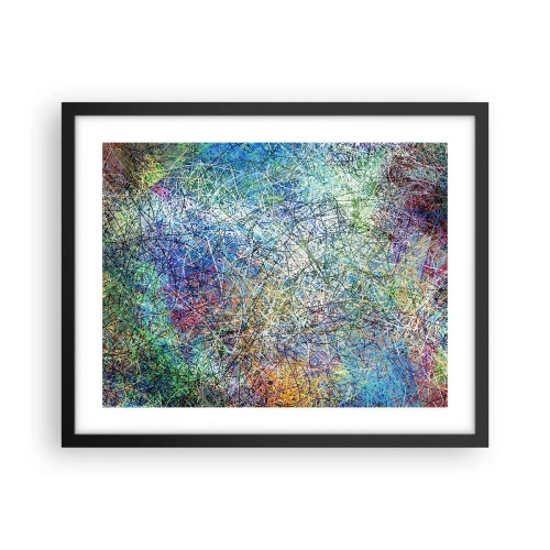 Poster in einem schwarzem Rahmen - Es ist nicht so einfach - 50x40 cm