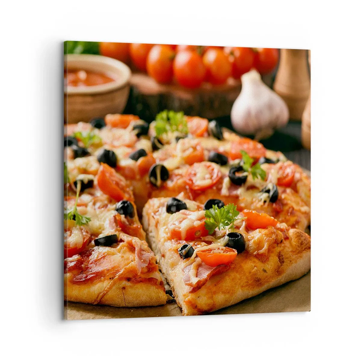 Bild auf Leinwand - Leinwandbild - Du bist schon wieder davongekommen - 50x50 cm