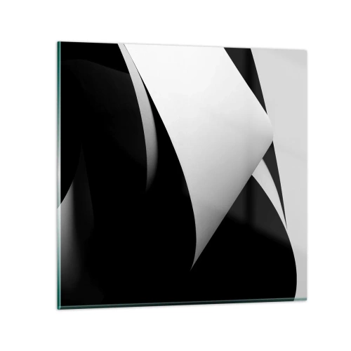 Glasbild - Bild auf glas - Lichtflächen aus der Schattentiefe - 50x50 cm