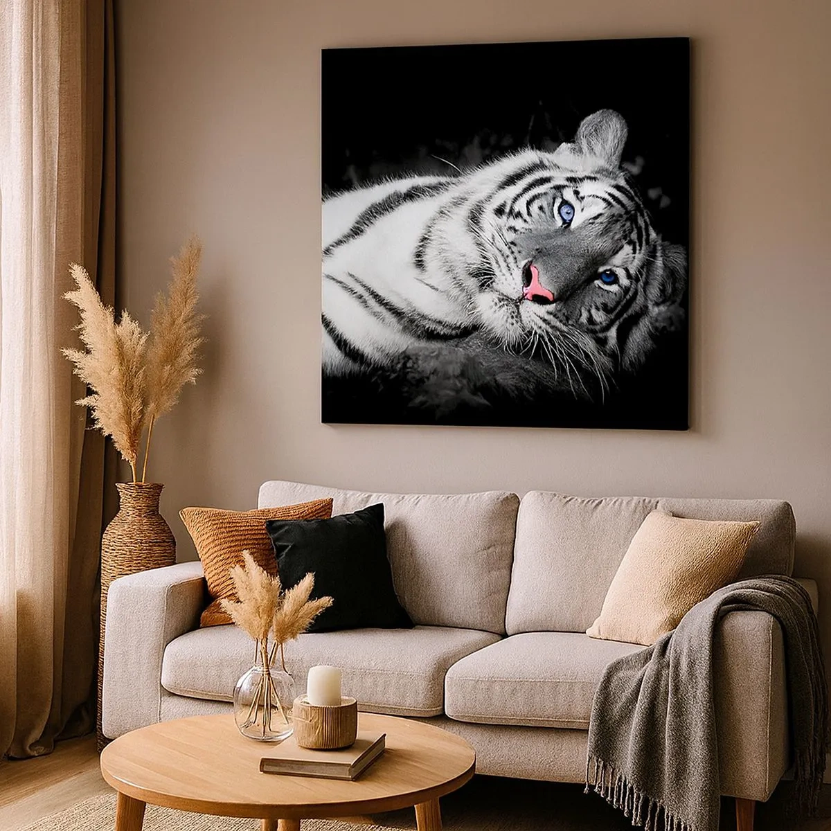 Bild auf Leinwand - Leinwandbild - Wildnis und Frieden - 30x30 cm