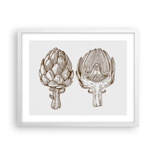 Poster in einem weißen Rahmen - Anatomie-Lektion - 50x40 cm