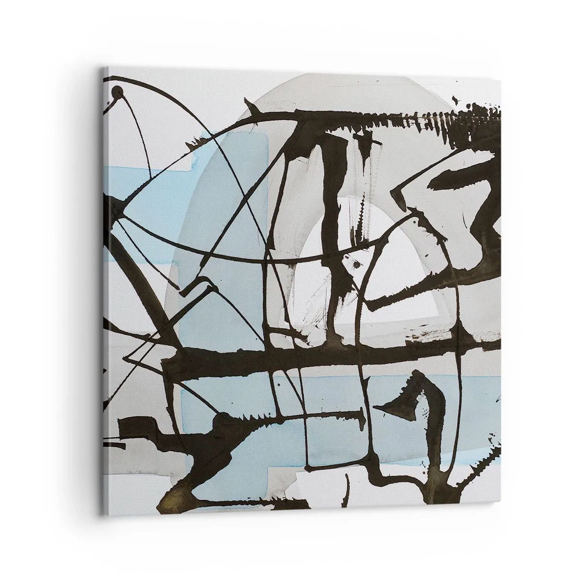 Bild auf Leinwand - Leinwandbild - Trotzdem blau - 60x60 cm