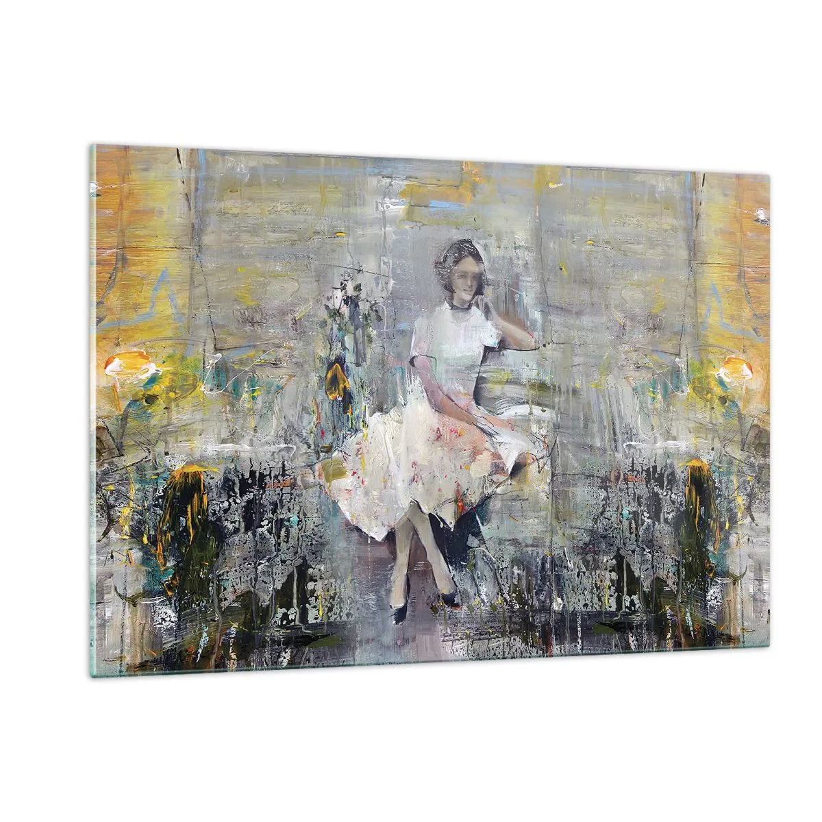 Glasbild - Bild auf glas - Klassisch und modern - 120x80cm - Klassisch und modern - Moderne Wanddekoration für Wohnzimmer und Schlafzimmer ARTTOR