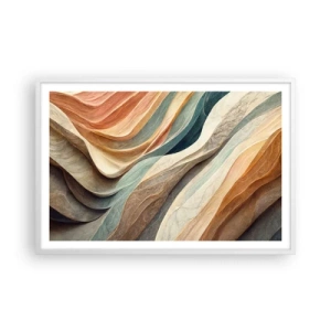 Poster in einem weißen Rahmen - Moment vor der Veränderung - 91x61 cm