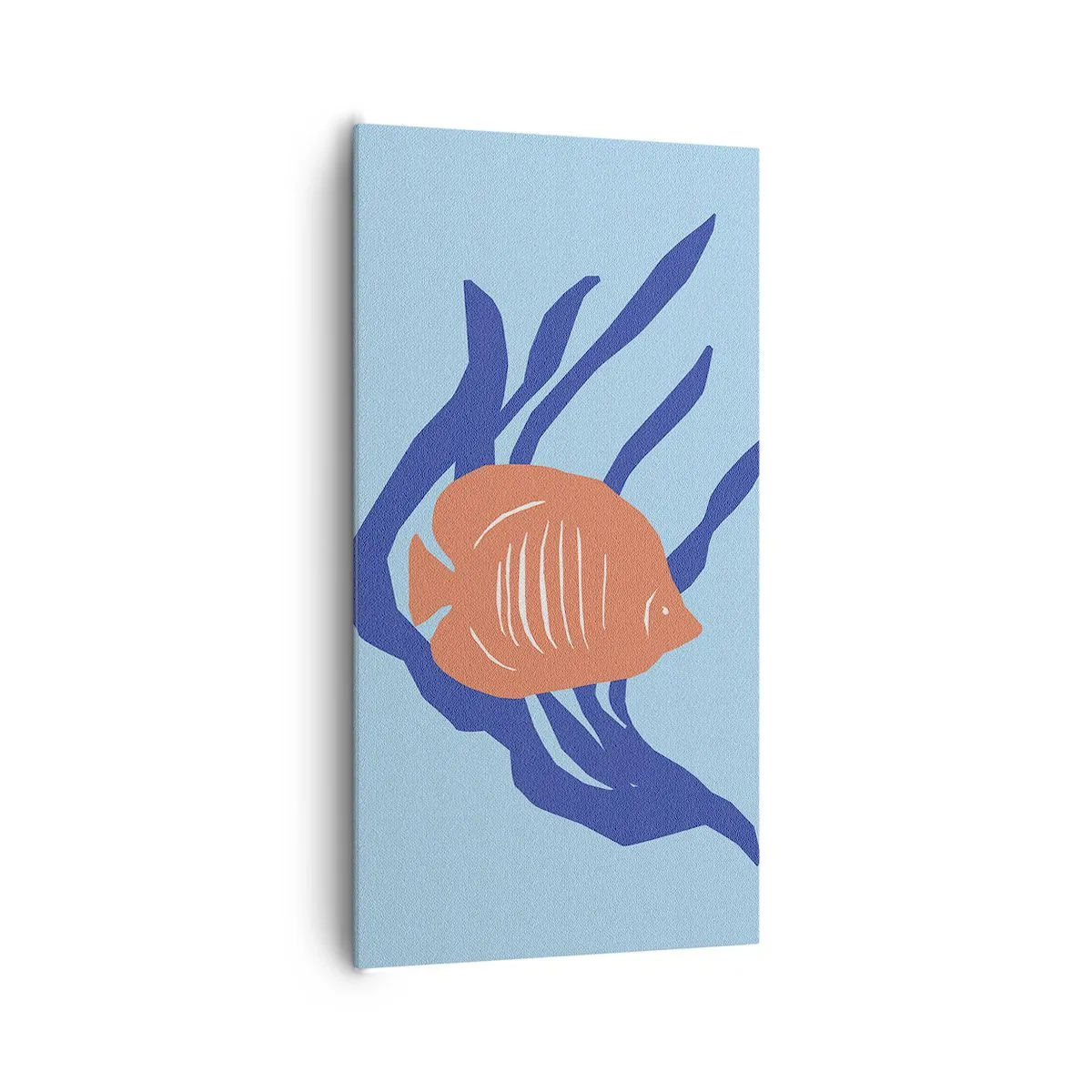 Bild auf Leinwand - Leinwandbild - Bewohnerin von Korallengewässern - 65x120 cm