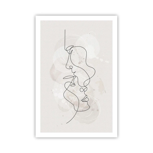 Poster - Verstrickt in eine Umarmung - 61x91 cm
