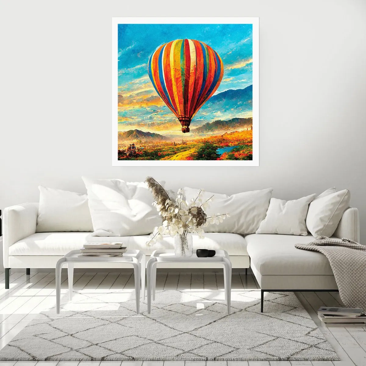 Poster - In der Stille sieht man mehr - 50x50 cm