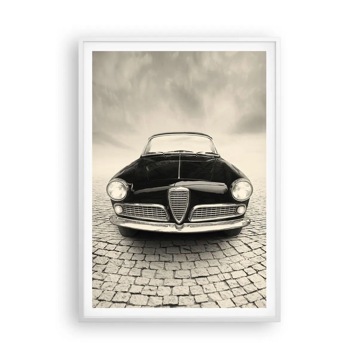 Poster in einem weißen Rahmen - Man muss mich einfach lieben - 70x100 cm