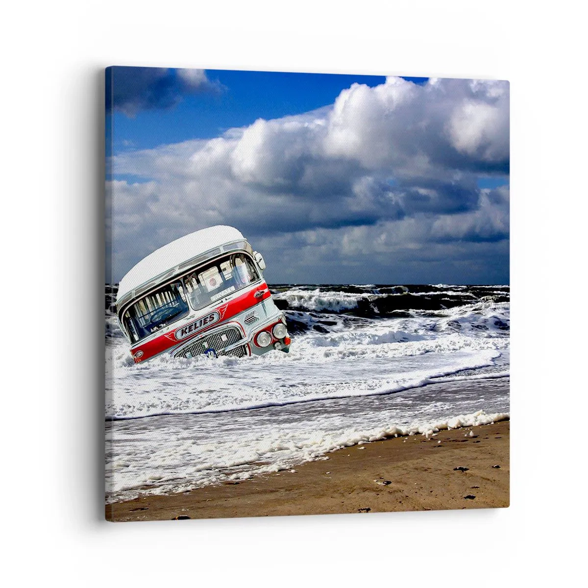 Bild auf Leinwand - Leinwandbild - Und was stehst du so erstaunt? - 40x40 cm