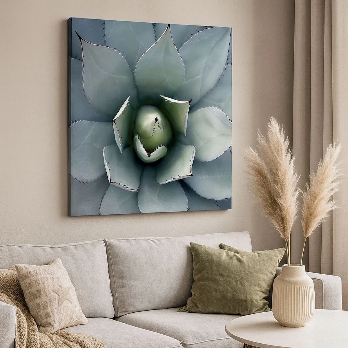 Bild auf Leinwand - Leinwandbild - Es lockt an und warnt - 30x30 cm