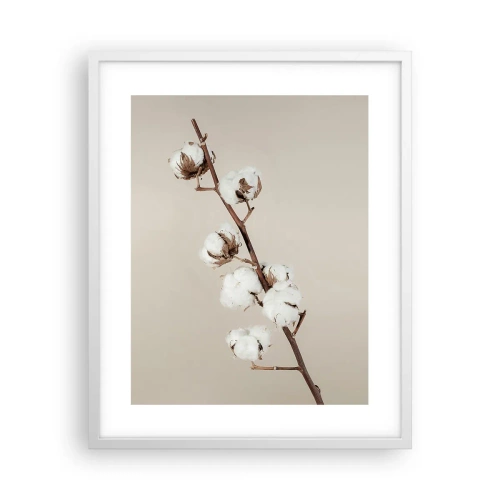 Poster in einem weißen Rahmen - An der Quelle der Weichheit - 40x50 cm