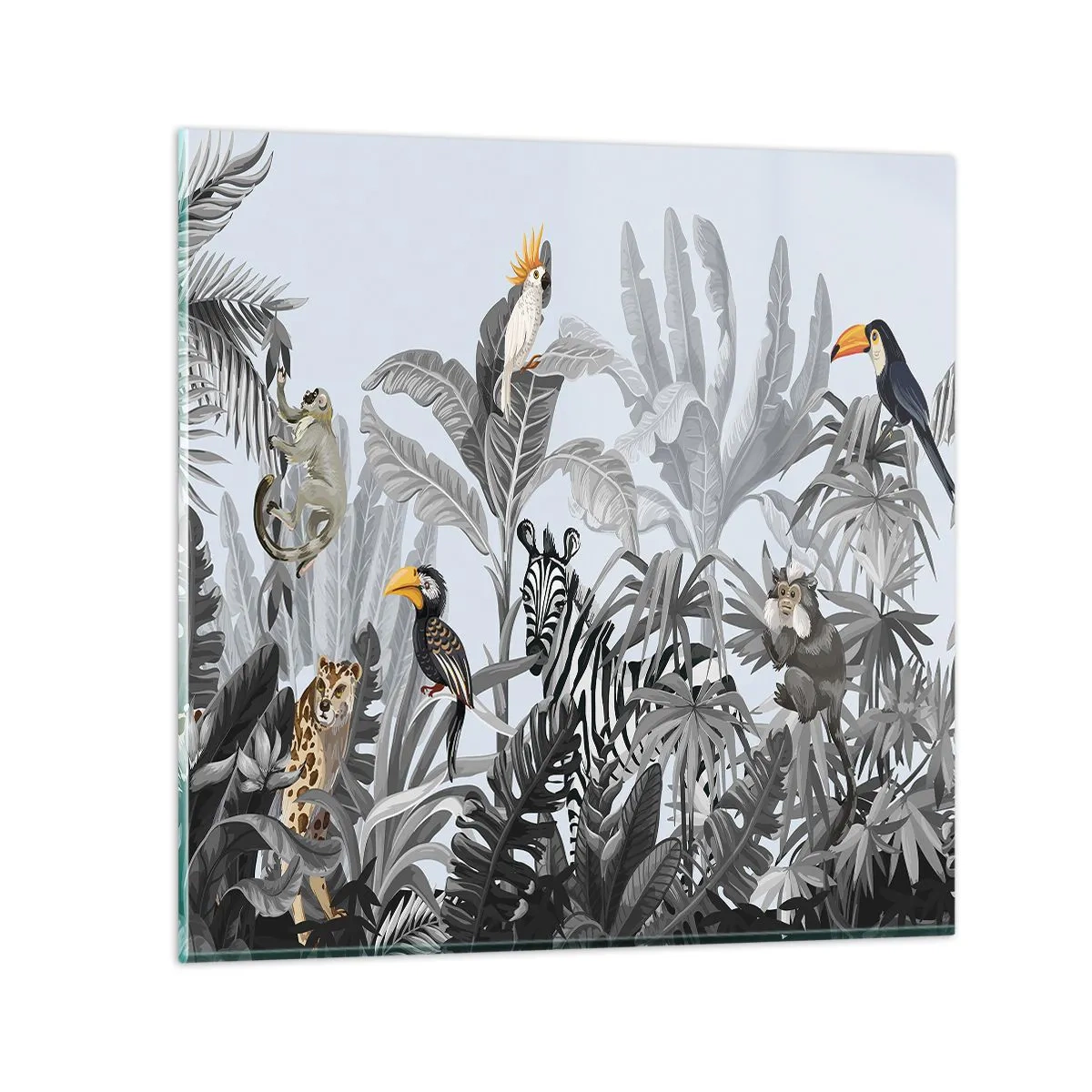 Glasbild - Bild auf glas - Afrikanisches Märchen - 30x30 cm