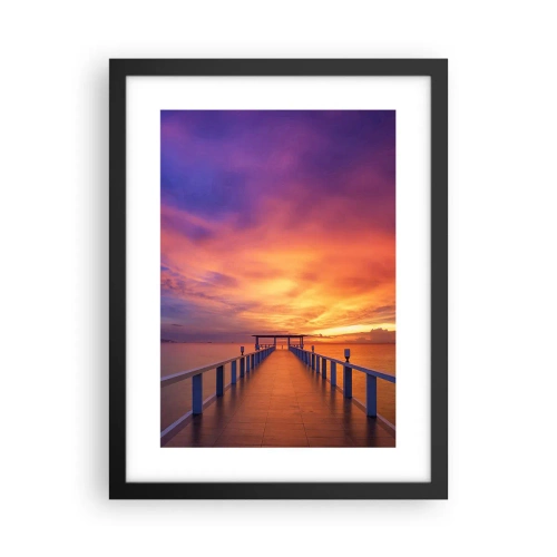 Poster in einem schwarzem Rahmen - Ohne Ende - 30x40 cm