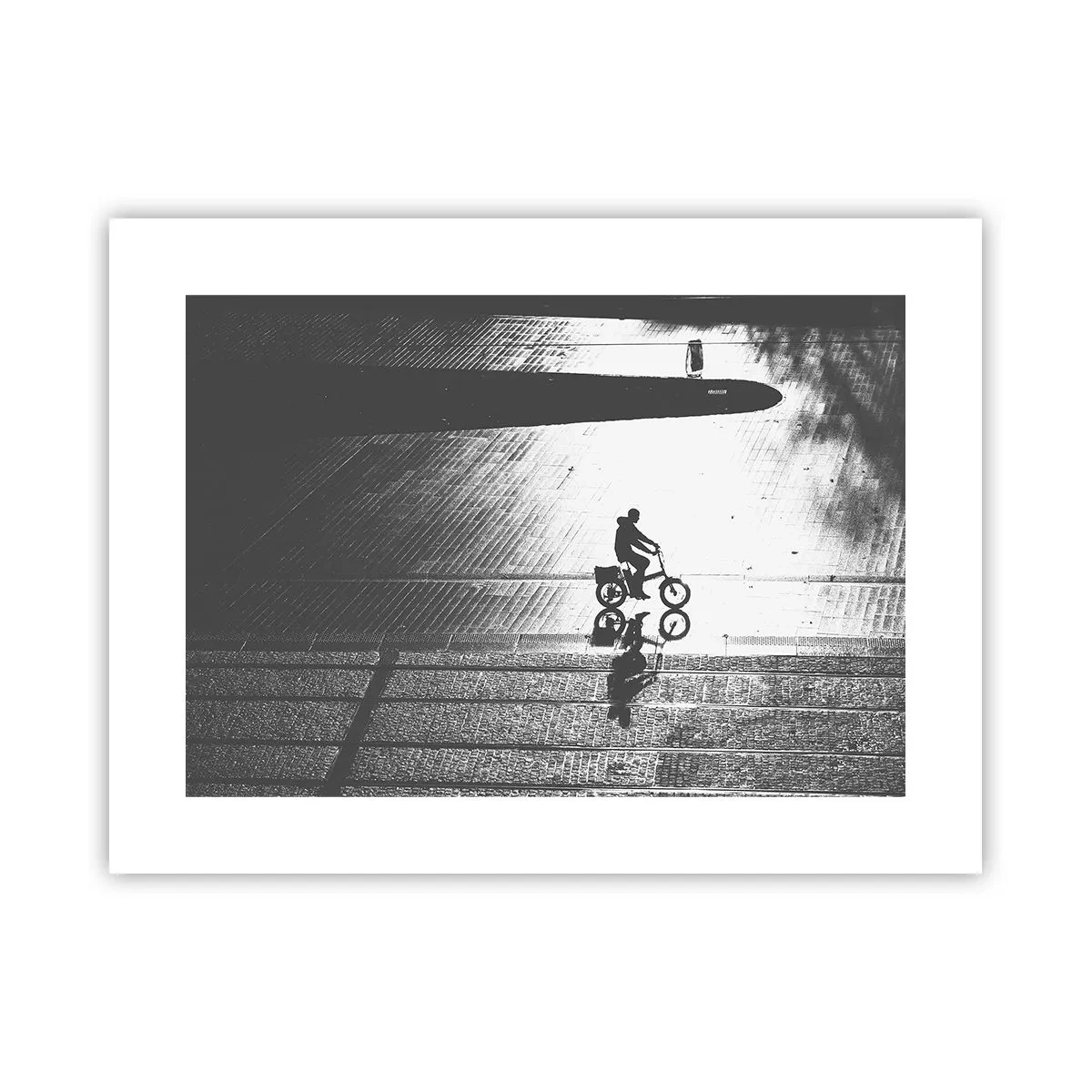 Poster - Vor sich hin durch die Stadt - 40x30 cm