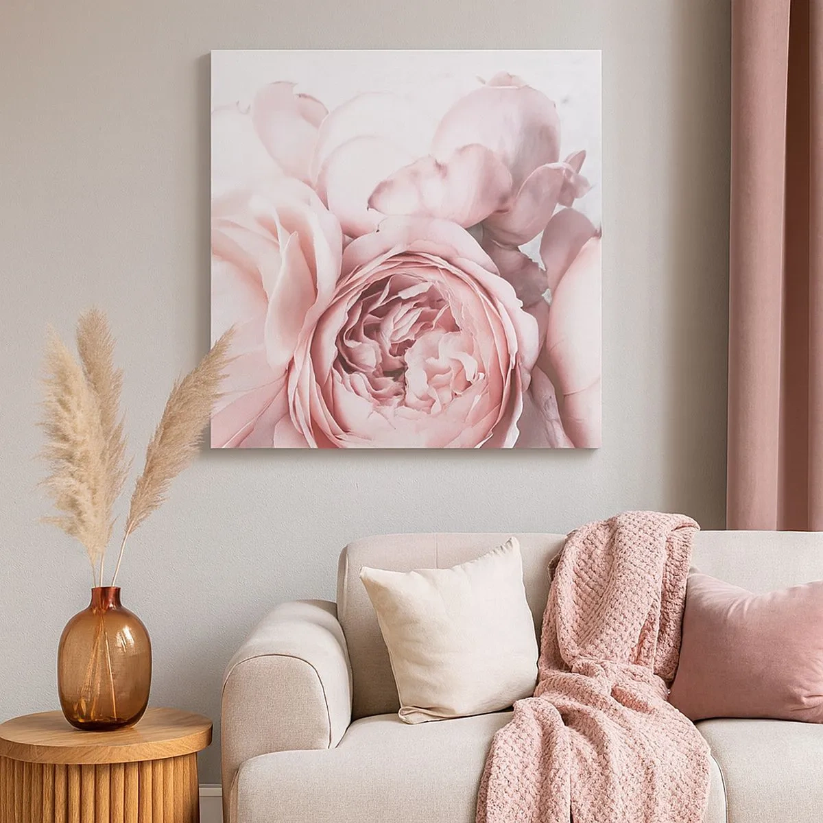 Bild auf Leinwand - Leinwandbild - Für Romantiker - 30x30 cm