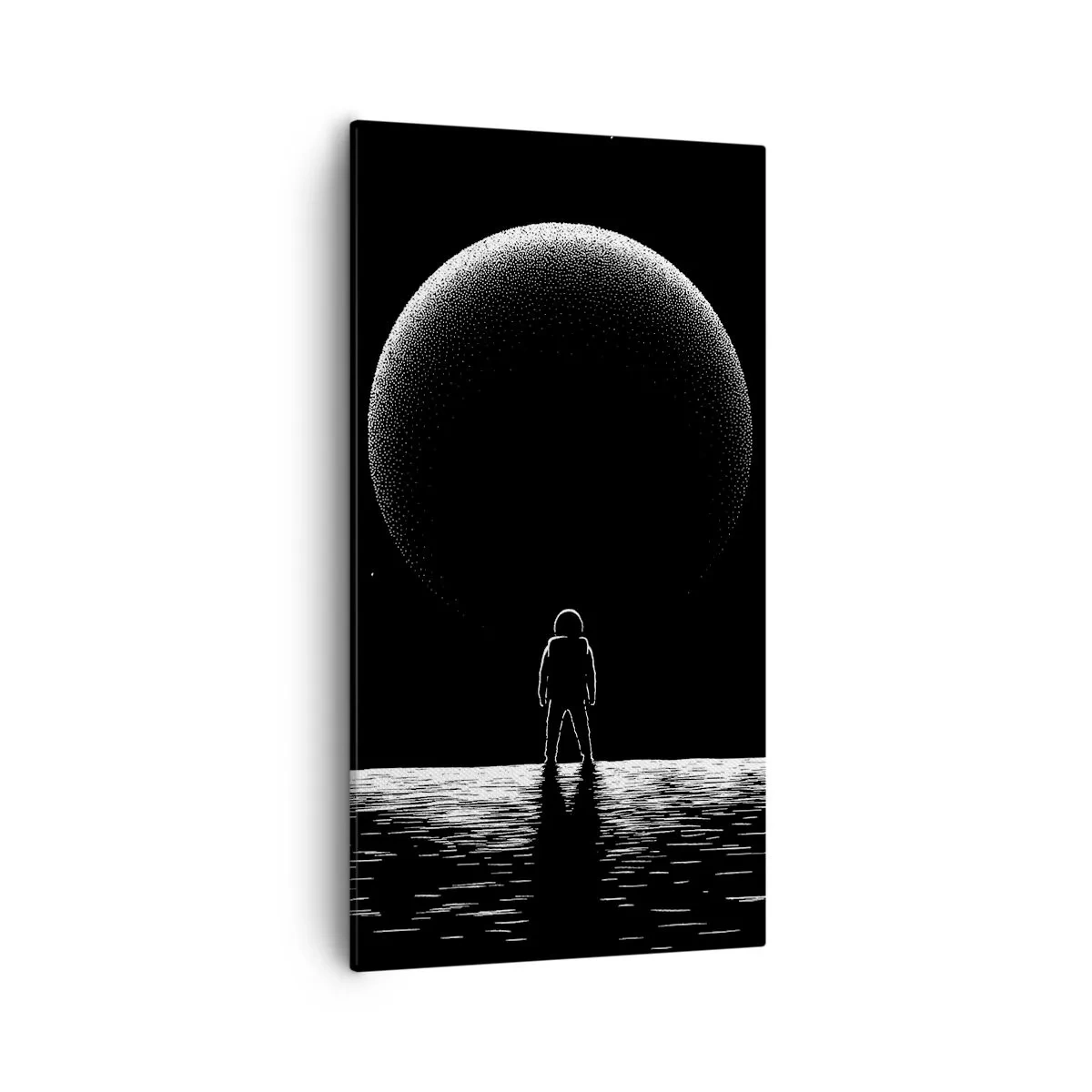 Bild auf Leinwand - Leinwandbild - Angesicht zu Angesicht - 55x100 cm