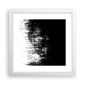 Poster in einem weißen Rahmen - Und der Gewinner ist ... - 30x30 cm