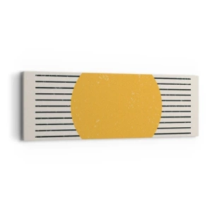 Bild auf Leinwand - Leinwandbild - Die Kraft der Einfachheit - 90x30 cm