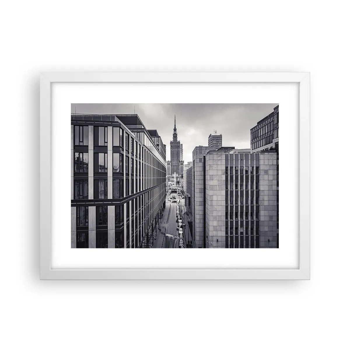 Poster in einem weißen Rahmen - Warschauer Tal - 40x30 cm