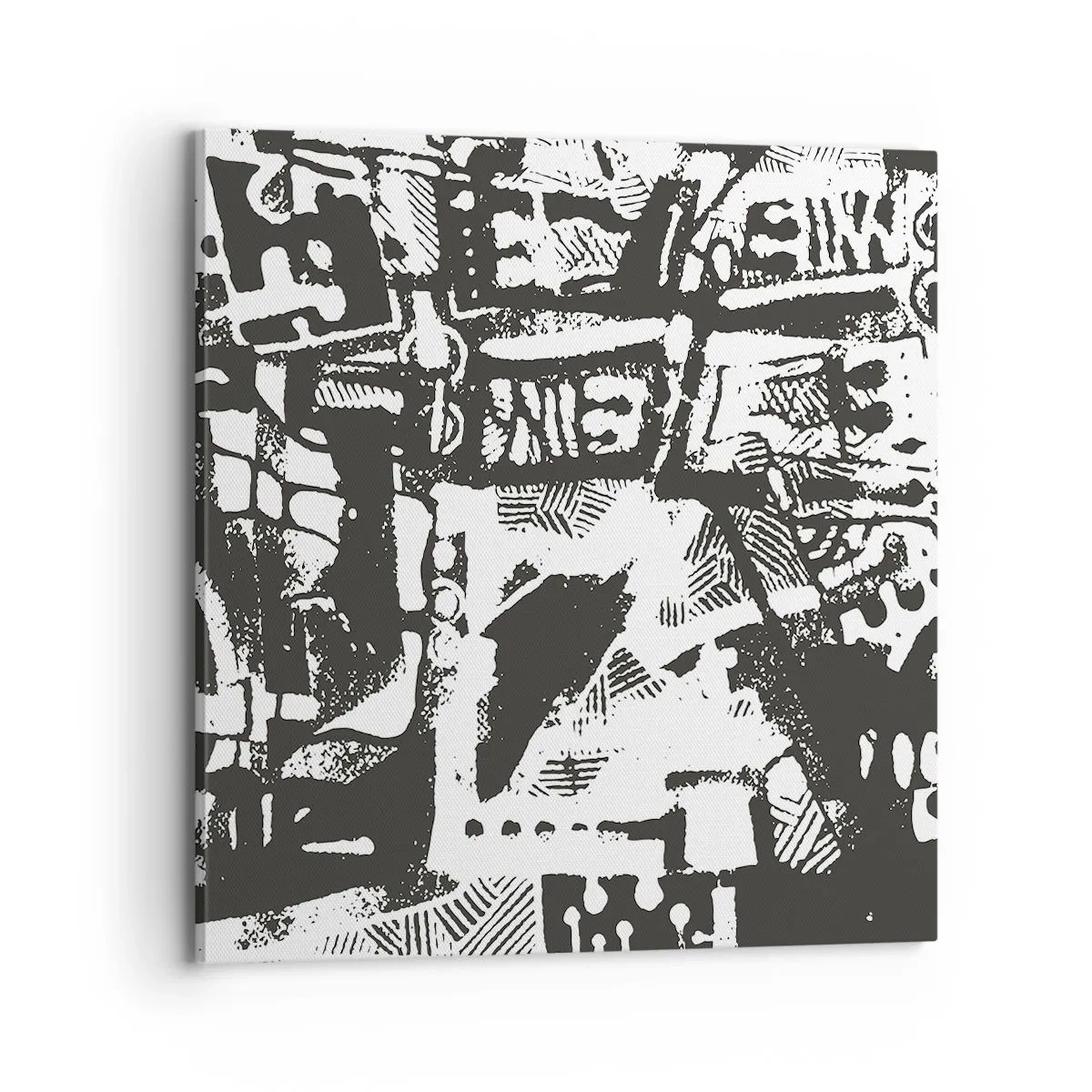 Bild auf Leinwand - Leinwandbild - Ordnung oder Chaos? - 70x70 cm