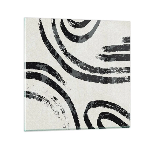 Glasbild - Bild auf glas - Bei Hälfte angehalten - 30x30 cm