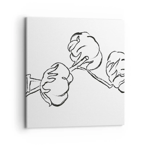 Bild auf Leinwand - Leinwandbild - Baumwolldaunen - 70x70 cm