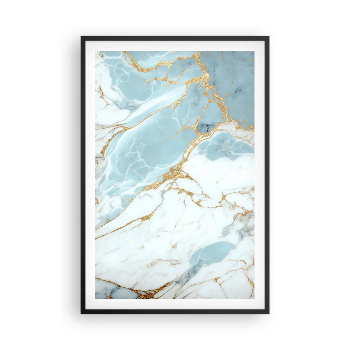 Poster in einem schwarzem Rahmen - Reichtum des Steins - 61x91 cm