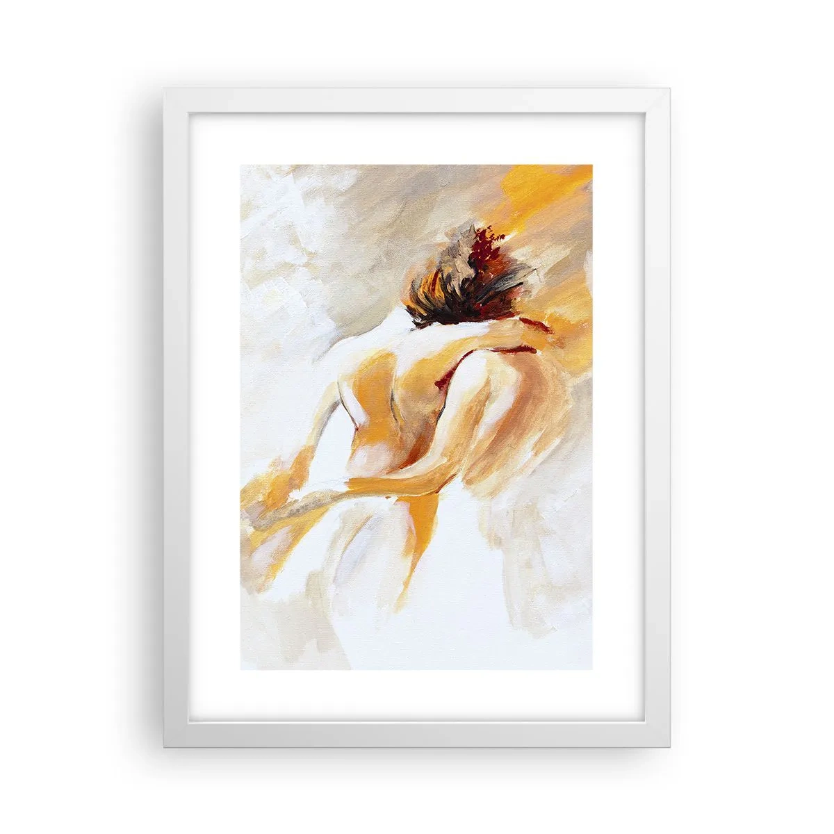 Poster in einem weißen Rahmen - Am Himmel der Nähe - 30x40 cm