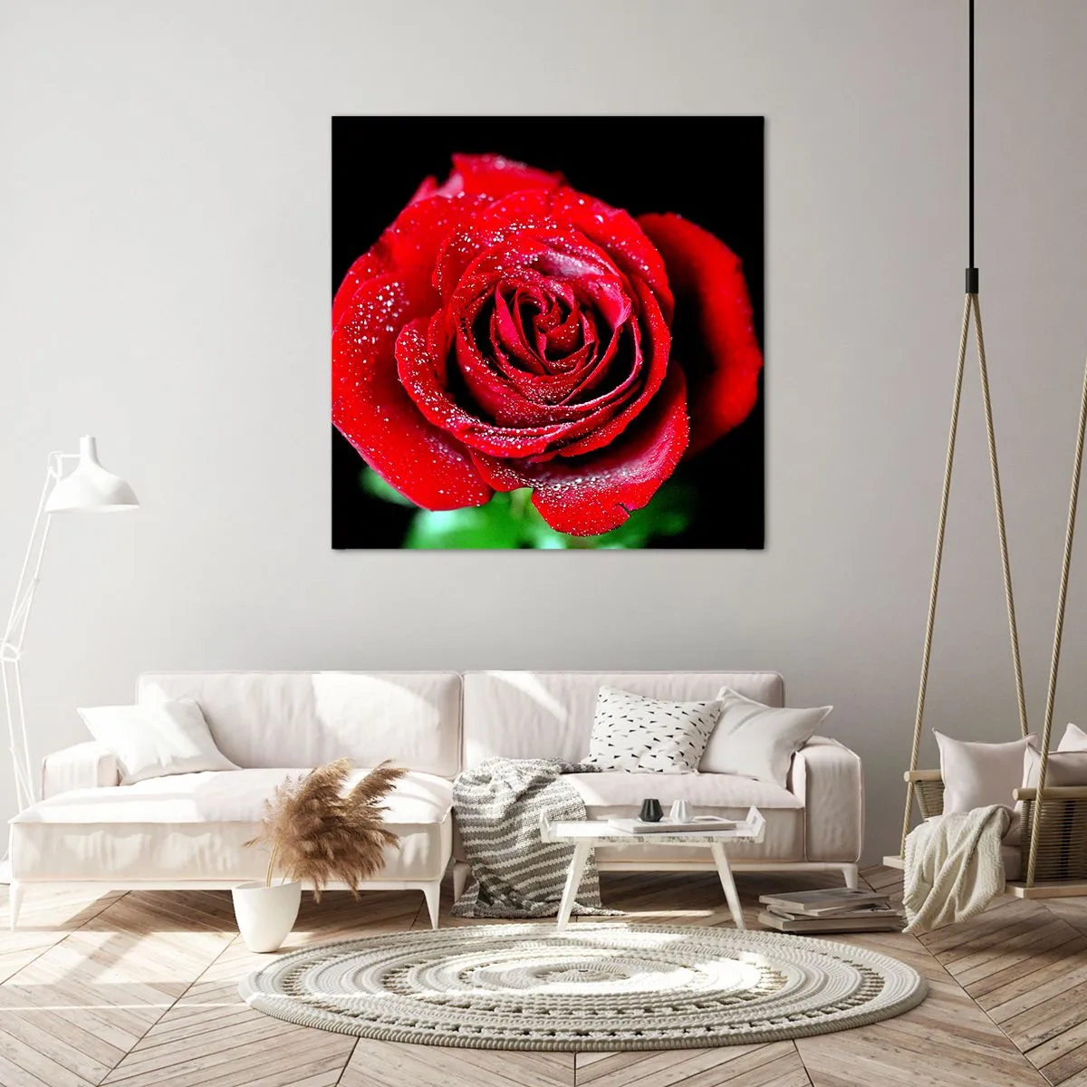 Bild auf Leinwand - Leinwandbild - Das ist Liebe - 30x30 cm