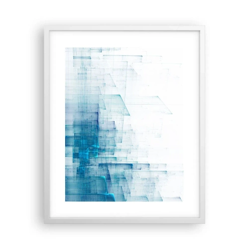 Poster in einem weißen Rahmen - Wie der Raum wgeschaffen urde - 40x50 cm