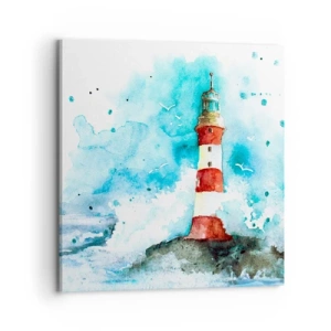 Bild auf Leinwand - Leinwandbild - Einheit der Elemente - 70x70 cm