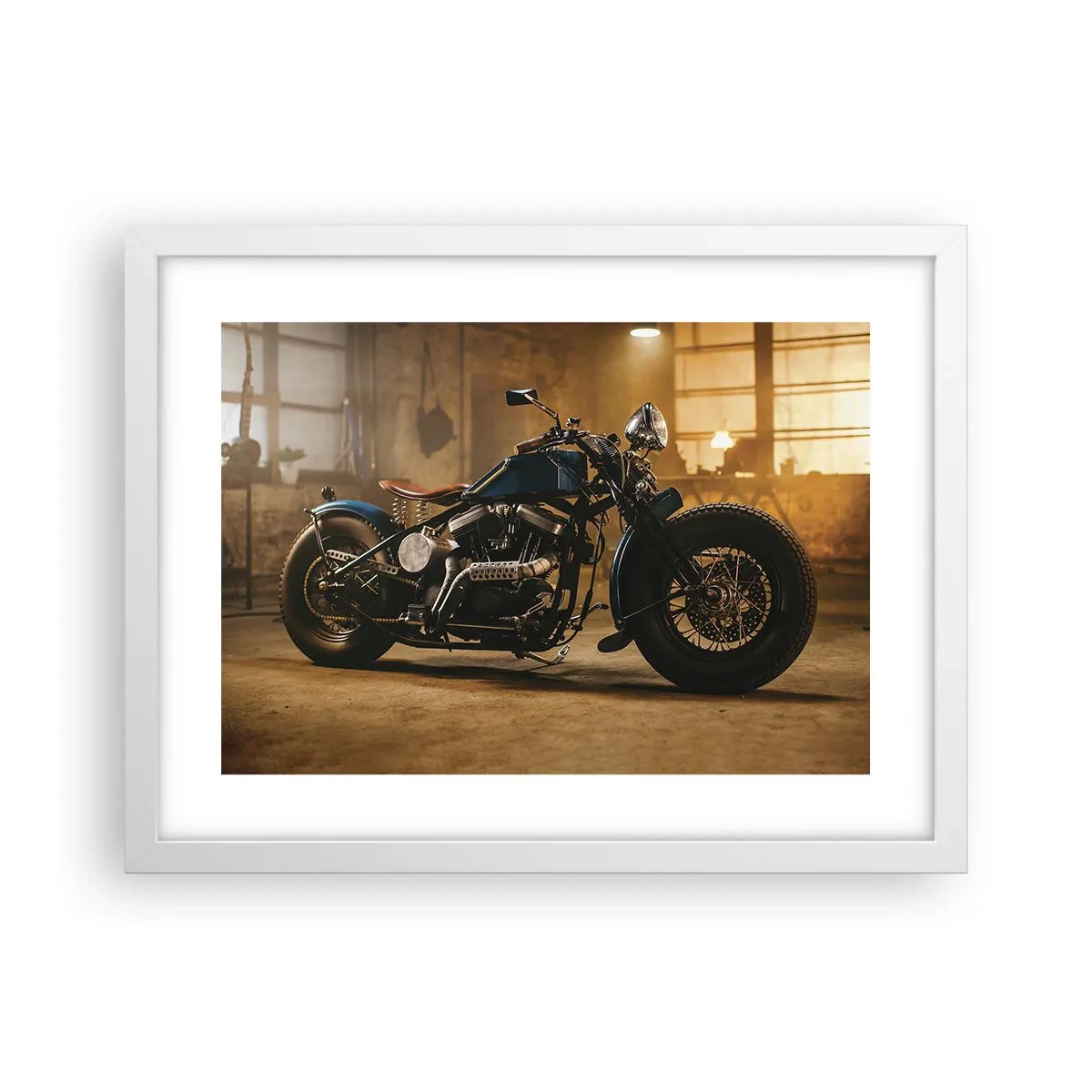 Poster in einem weißen Rahmen - Ich kann alles - 40x30 cm