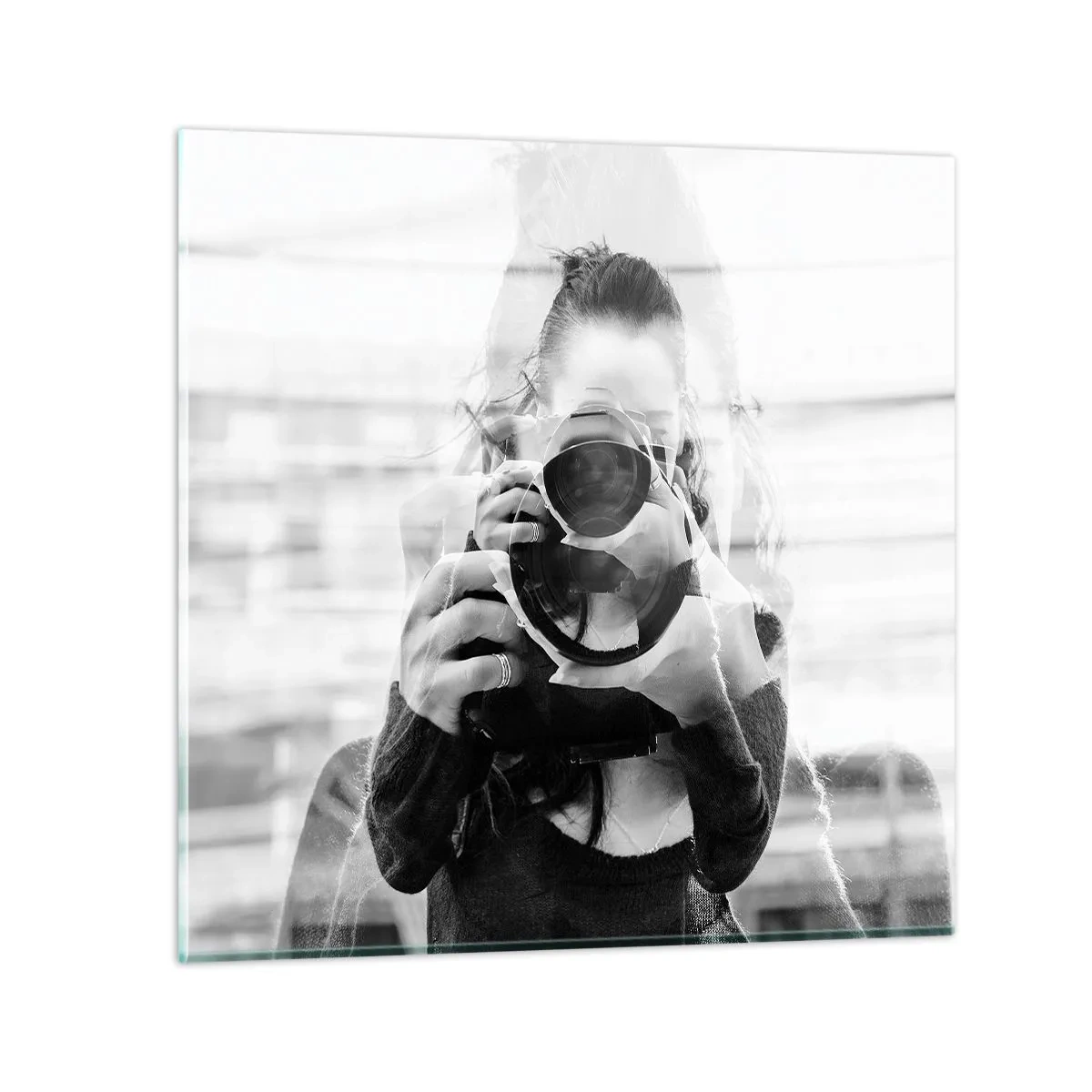 Glasbild - Bild auf glas - Schöpfer und Material - 50x50 cm