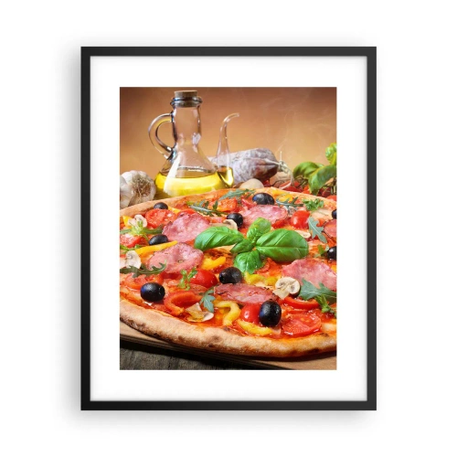 Poster in einem schwarzem Rahmen - Mit echtem italienischem Flair - 40x50 cm