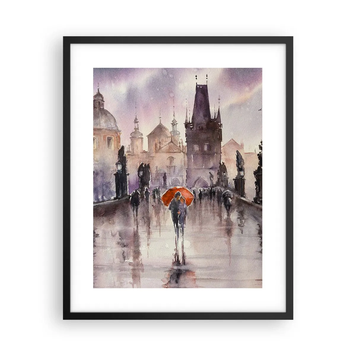 Poster in einem schwarzem Rahmen - Leute verändern sich nicht - 40x50 cm