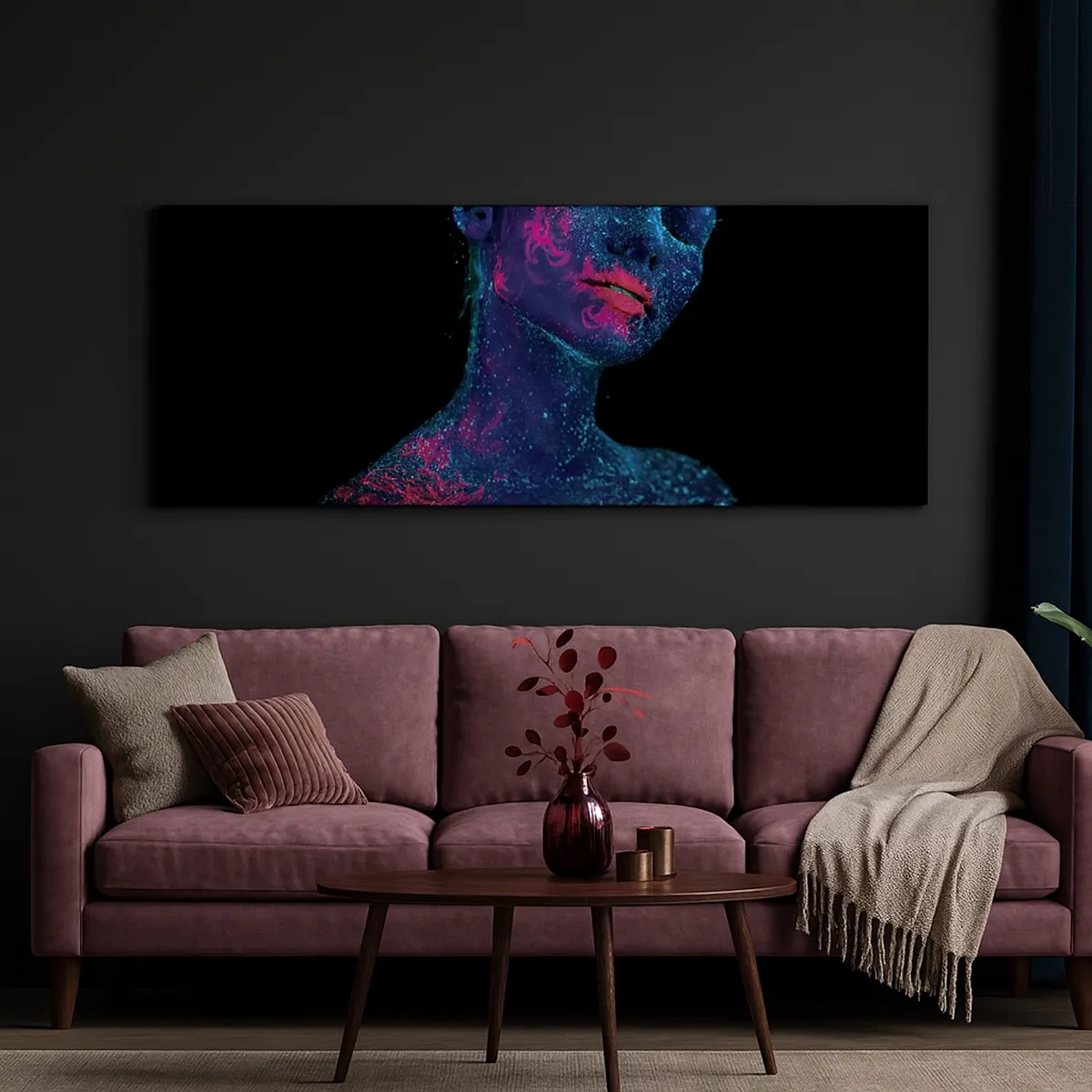 Bild auf Leinwand - Leinwandbild - Im Sternenstaub - 30x30 cm