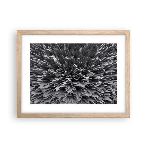 Poster in einem Rahmen aus heller Eiche - Härter kann es nicht werden - 40x30 cm